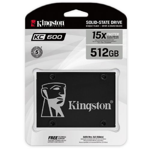 SSD disk Kingston KC600 2,5'' 512GB SATA3 TLC (SKC600/512G)