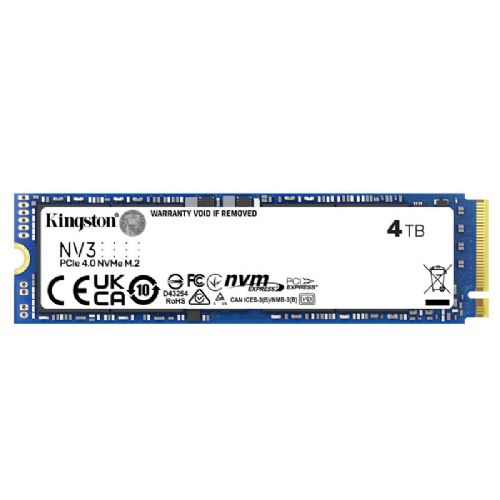 KINGSTON NV3 4TB M.2 PCIe 4.0 NVMe (SNV3S/4000G) SSD