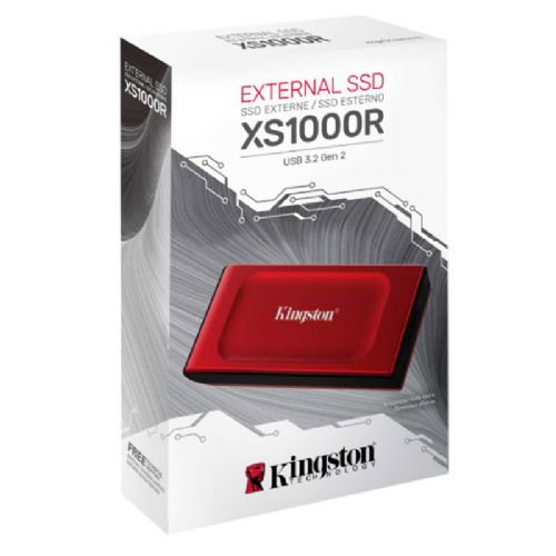 KINGSTON SXS1000 1TB USB3.2 Gen 2 (SXS1000R/1000G) rdeč prenosni zunanji SSD