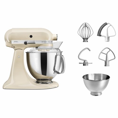 Kuhinjski robot KitchenAid 5KSM175PSEAC 300 W, 4,8 l, 10 hitrosti, planetarno mešanje, mandljeva krema