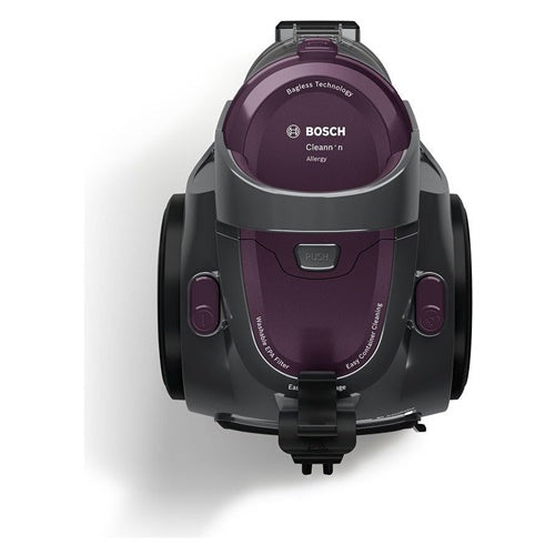 Bosch BGC05AAA1 classic vacuum cleaner, bagless, 700 W, 1.5 l container, AirCycle, PureAir filter
