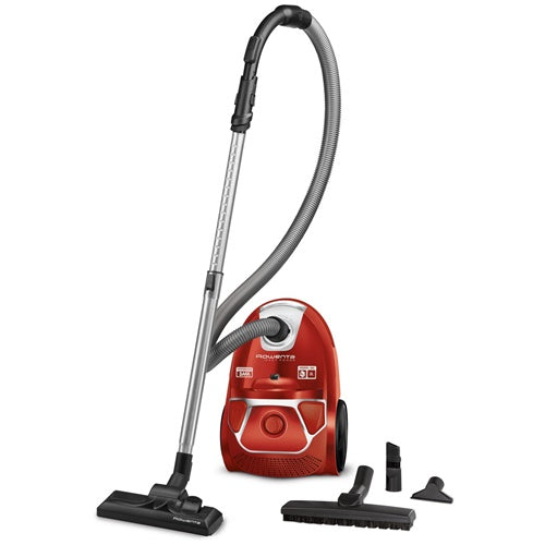 Rowenta Compact Power Parquet classic vacuum cleaner, red