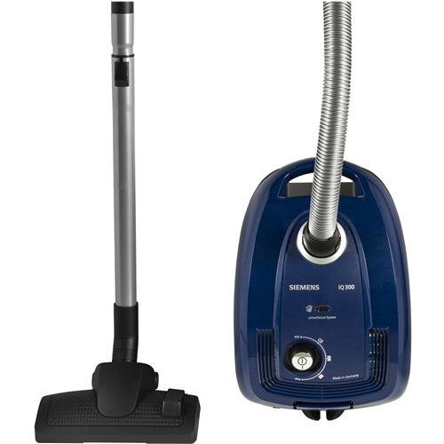 Classic vacuum cleaner Siemens iQ300 VSC3320, blue/black