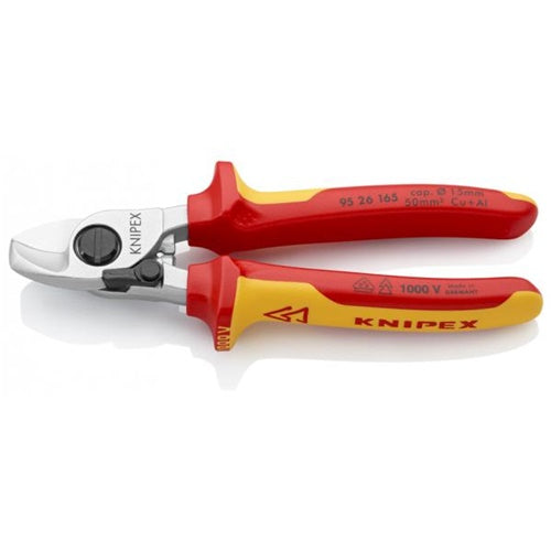 Knipex 95 26 165 cable cutter, red/yellow