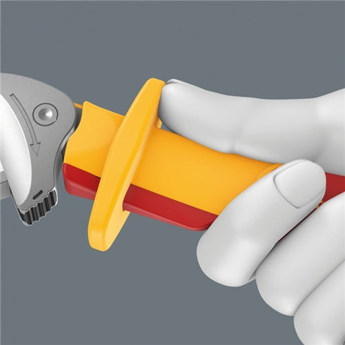 Wera Joker 6004 M VDE wrench, size 13-16 (red/yellow, self-adjusting open-end wrench)
