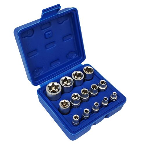 External TORX keys E4-E24 14 pcs