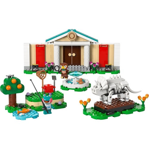 Kocke Lego Animal Crossing: Sovir Blathers in njegova muzejska zbirka (77056), 543 kock, od 7. let