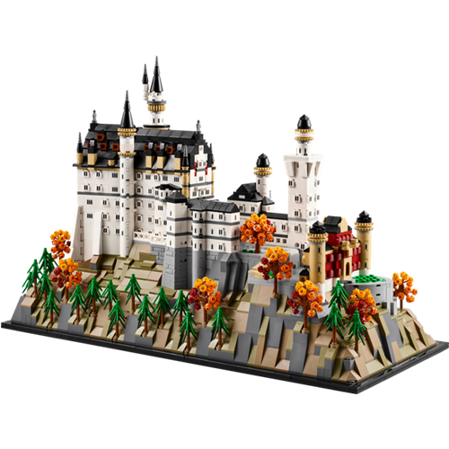 Kocke Lego Architecture: Grad Neuschwanstein (21063), 3455 kock, od 18. let