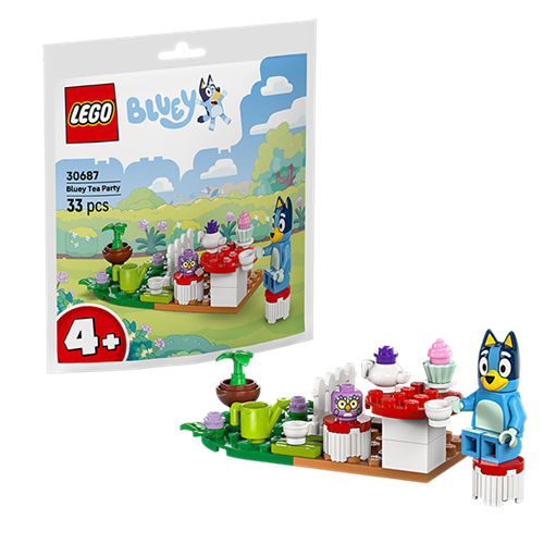 Lego Bluey bricks: Bluey's Tea Party (30687), 33 bricks, ages 4 and up