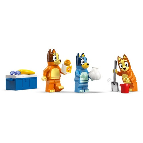 Kocke Lego Bluey: Blueyjina plaža in izlet z družinskim avtomobilom (11202), 133 kock, od 4. let