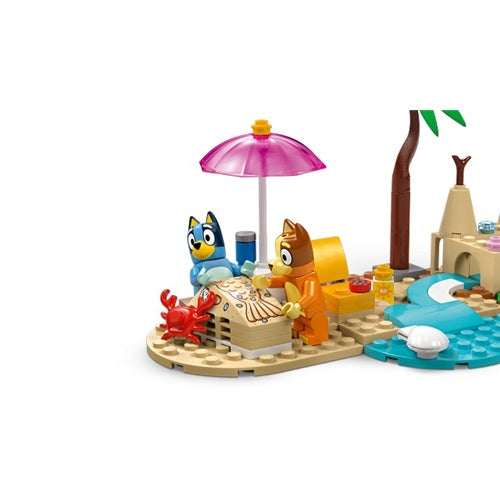 Kocke Lego Bluey: Blueyjina plaža in izlet z družinskim avtomobilom (11202), 133 kock, od 4. let