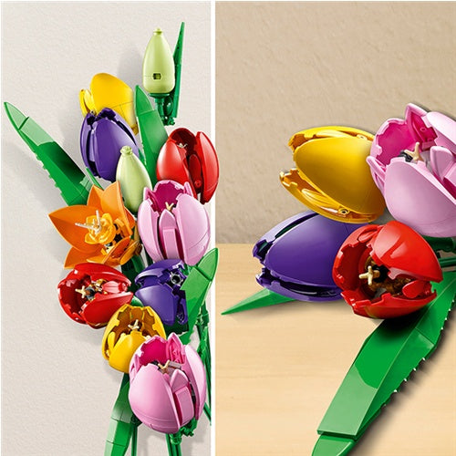 Lego Botanical Collection Tulip Bouquet, 576 bricks, from the 18th century (11501)