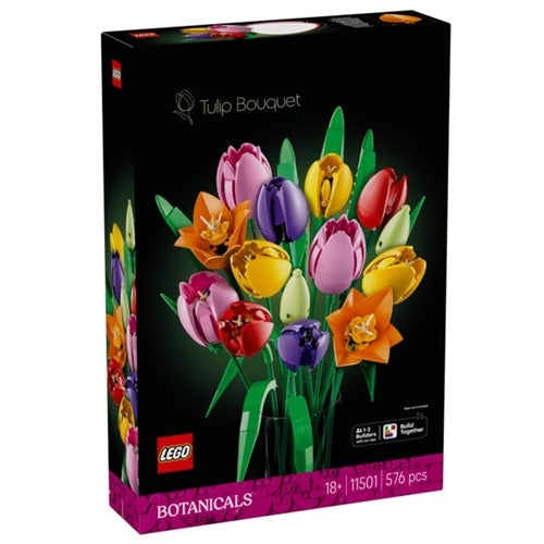 Lego Botanical Collection Tulip Bouquet, 576 bricks, from the 18th century (11501)