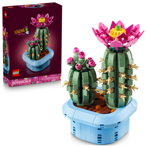 Lego Botanicals: Flowering Cactus, 482 pieces, ages 9 and up (11509)