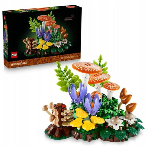 Bricks Lego Botanicals Forest Mushrooms, 806 pcs, from 18 years (11505)
