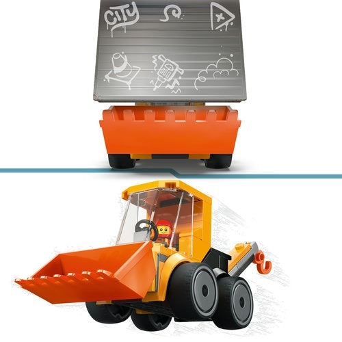 Kocke Lego City Cool Cars - Kolesni nakladalnik , 61 kos, od 5.let (60483)