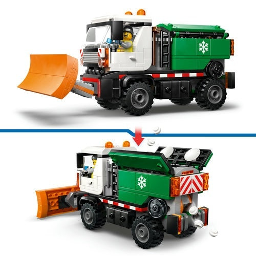 Kocke Lego City Gradbena igrača Snežni plug 263 kos, od 6. let (60490)