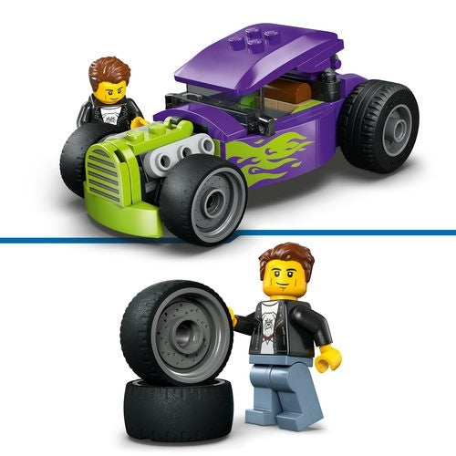Kocke Lego City Hot Rod, 81 kos, od 5. let (60485)