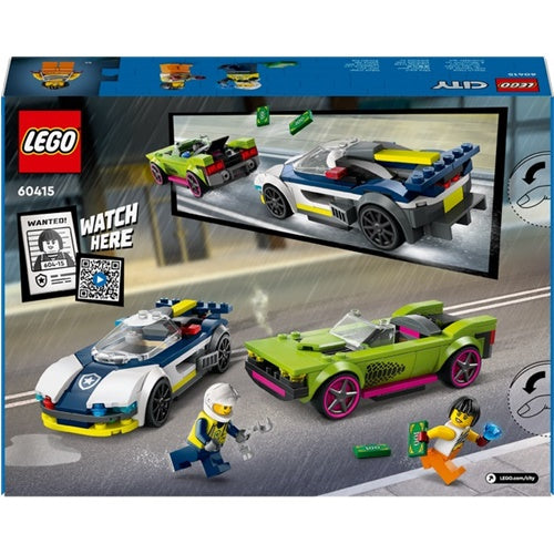 Kocke Lego® City: Policijski avtomobil in avto z močnim motorjem (60415)