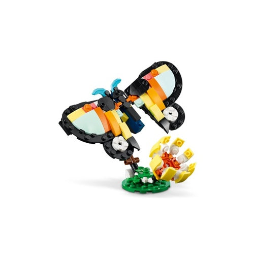 Kocke Lego Creator 3-v-1 Divje živali: Tropski tukan 31173, 225 kock, od 7. let