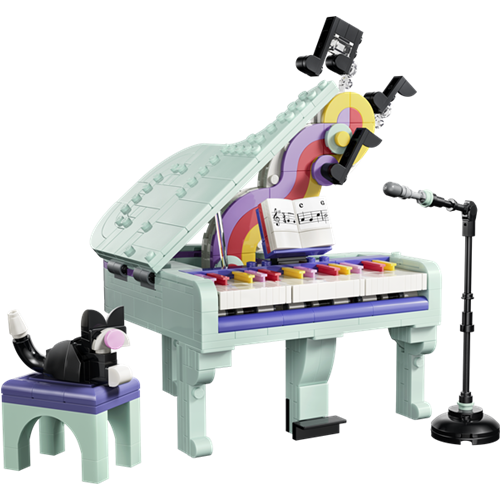 Kocke Lego Creator 3 v 1: Klavir z mačko, 485 kos, od 9. let (31392)