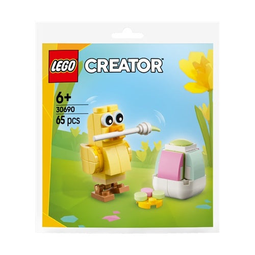 Kocke Lego Creator: Zabavno slikanje z velikonočnim jajcem in piščancem, 65 kosov, od 6. let (30690)