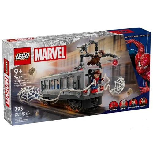 Kocke Lego DC Super Heroes: Spider-Man proti Doc Ocku, prizor na podzemnem vlaku (76321), 393 kock, od 9. let
