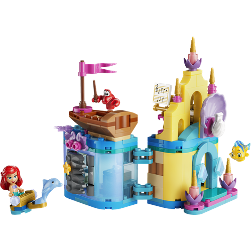 Kocke Lego Disney Disneyjeva princesa Arielin čarobni mini grad, 179 kock, od 5. let (43285)