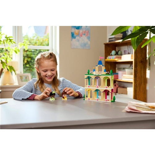 Kocke Lego Disney Princess Mini princeski Belle in Tiana z gradom, 281 kock, od 6. let (43291)