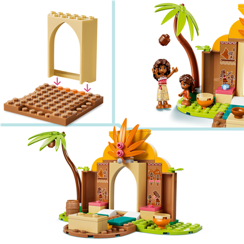 Kocke Lego Disney Princess: Vijanina koča in čoln, 85 kos, od 4. let (43282)