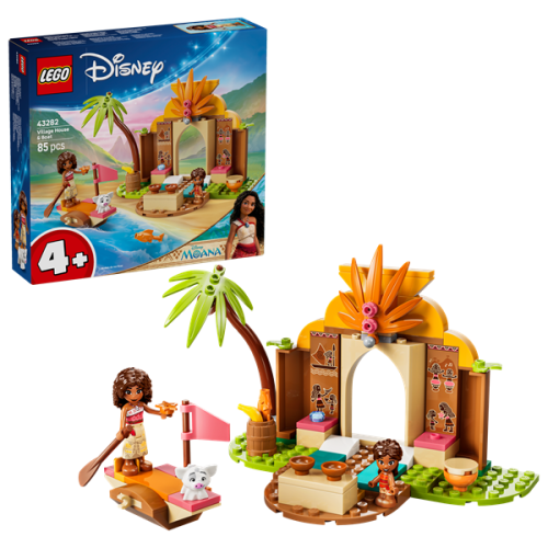 Kocke Lego Disney Princess: Vijanina koča in čoln, 85 kos, od 4. let (43282)