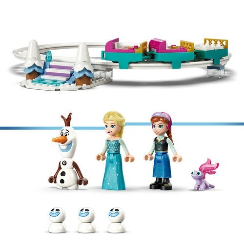 Kocke Lego Disneyjeva princesa Elza in vožnja s sanmi okoli ledene palače, 216 kos, od 4. let 43281