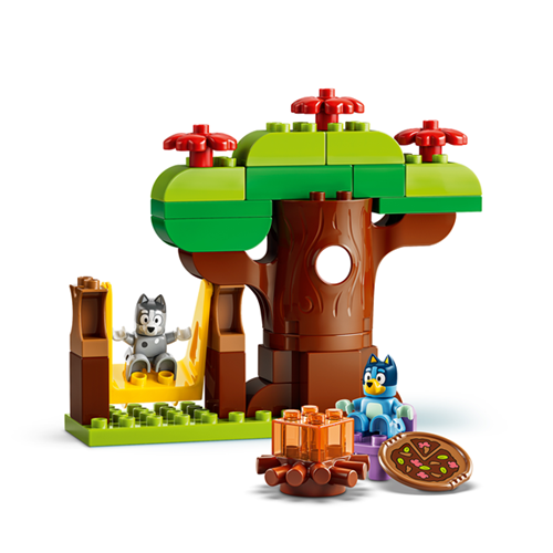 Kocke Lego DUPLO Bluey Pizza Sisters z Mafinom in Bluey, 44 kos, od 2. let (10469)