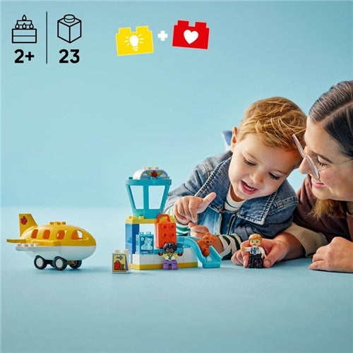Kocke Lego DUPLO: Prvič na letališču (10443), 23 kock, od 2. let