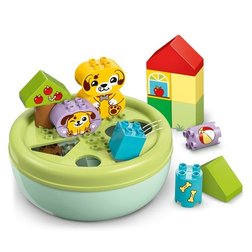 Kocke Lego DUPLO: Razvrščanje oblik: Psičkova uta (10441); 17 kock, od 1/1,2 + let