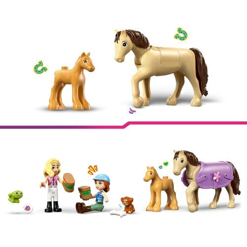 Kocke Lego Friends Konj in žrebe s prikolico za konje, 279 kock, od 7. let (42695)