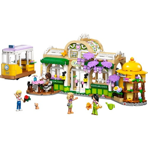 Kocke Lego Friends: Rastlinska kavarna in cvetlična stojnica (42671)