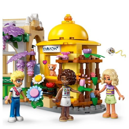 Kocke Lego Friends: Rastlinska kavarna in cvetlična stojnica (42671)