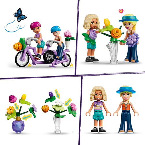 Kocke Lego Friends: Ustvarjalna cvetličarna, 377 kos, od 7. let (42693)