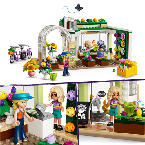 Kocke Lego Friends: Ustvarjalna cvetličarna, 377 kos, od 7. let (42693)