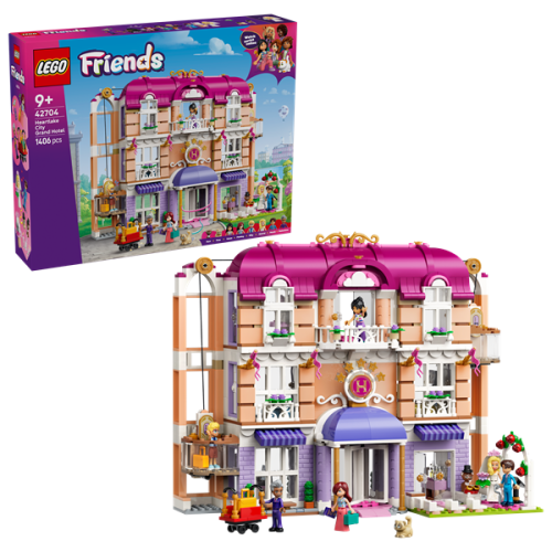 Kocke Lego Friends Veliki hotel Heartlake Cityja, 1406 kos, od 9. let (42704)