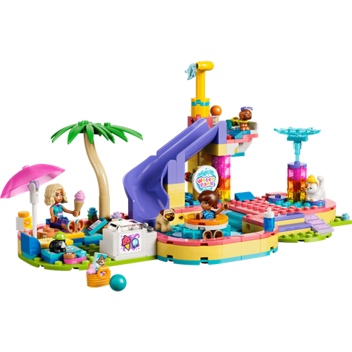 Kocke Lego Friends: Zabaven dan v vodnem parku, 278 kos, od 6. let (42676)