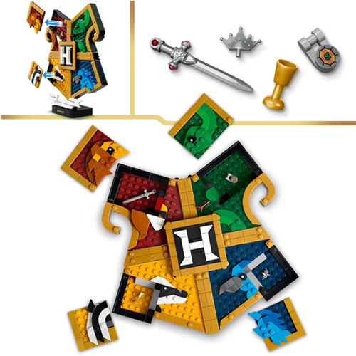 Kocke Lego Harry Potter: Grb hiše Bradavičarka, 545 kos, 12. let (76462)
