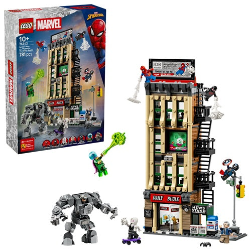 Kocke Lego Marvel Spider-Man proti Mysteriu: Daily Bugle, 781 kock, od 10. let (76342)