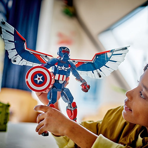 Kocke Lego Marvel Super Heroes: Nova konstrukcijska figura Stotnik Amerika (76296)
