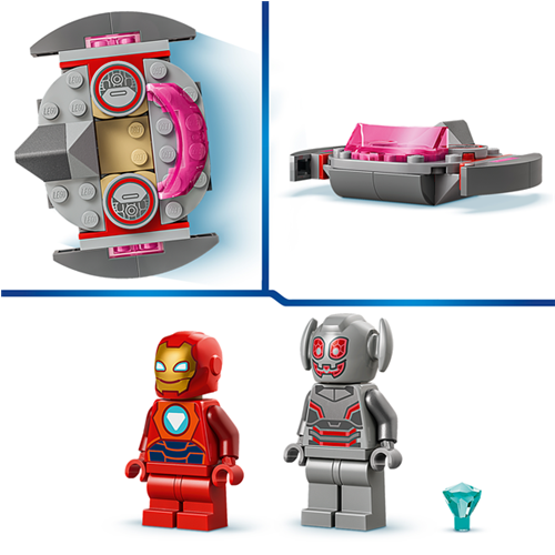 Kocke Lego Marvel Super Heroes Ultron proti Iron Manu, 96 kos, od 4. let (11209)