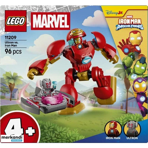 Kocke Lego Marvel Super Heroes Ultron proti Iron Manu, 96 kos, od 4. let (11209)