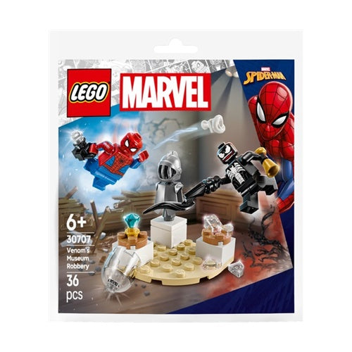 Kocke Lego Marvel Super Heroes: Venoms Mueseum Heist, 27 kosov, od 6. let (30707)