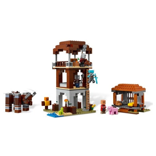 Kocke Lego Minecraft: Plenilska postojanka in Uničevalec (21278), 665 kock, od 9. let