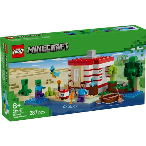 Kocke Lego Minecraft: TNT-hiša v džungli (21275)